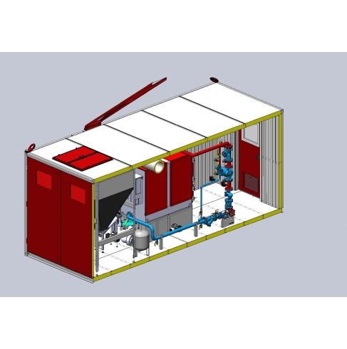 FACI 105 modular boiler house