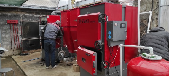 Heating a greenhouse with a pellet boiler. What to heat a greenhouse with and why choose FACI?