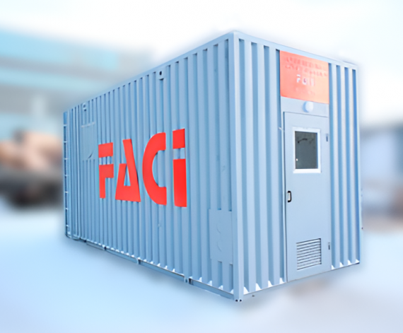 A gas boiler house without building a permanent structure - it's possible with FACI GAS!