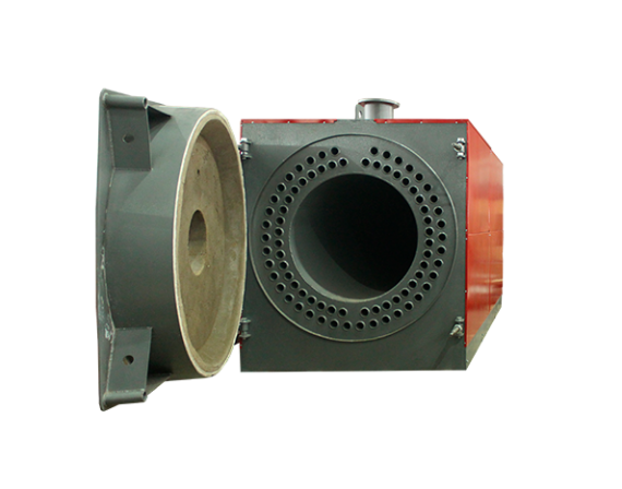 An impressive FACI GAS 2400 for heating a greenhouse complex