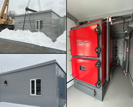 FACI: an efficient solution for the Ministry of Defence - a new 1000 kW block-modular boiler house