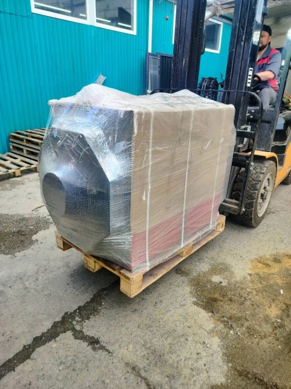A FACI Gas 200 kW gas boiler house has been shipped to Berezovsky