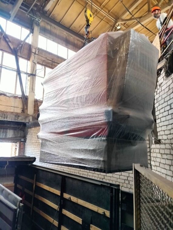 Shipment of a FACI 386 kW boiler unit to Yekaterinburg