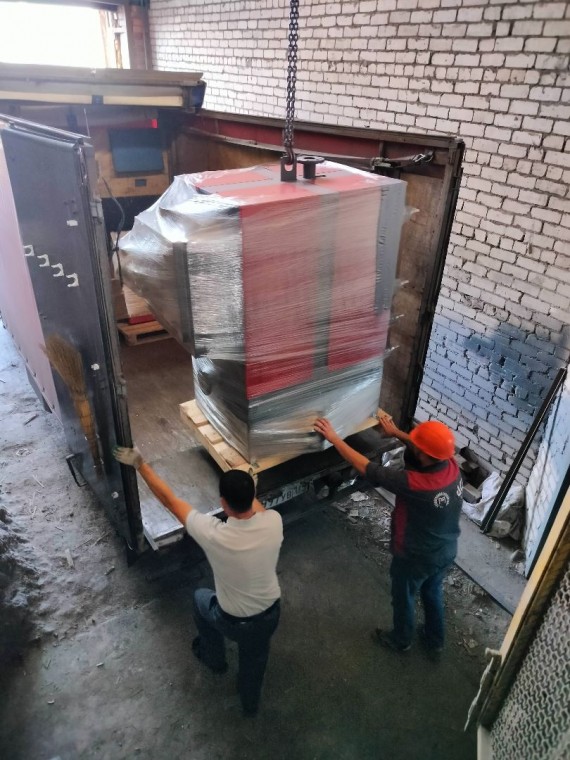 A FACI 130 pellet boiler has been sent to Tolyatti