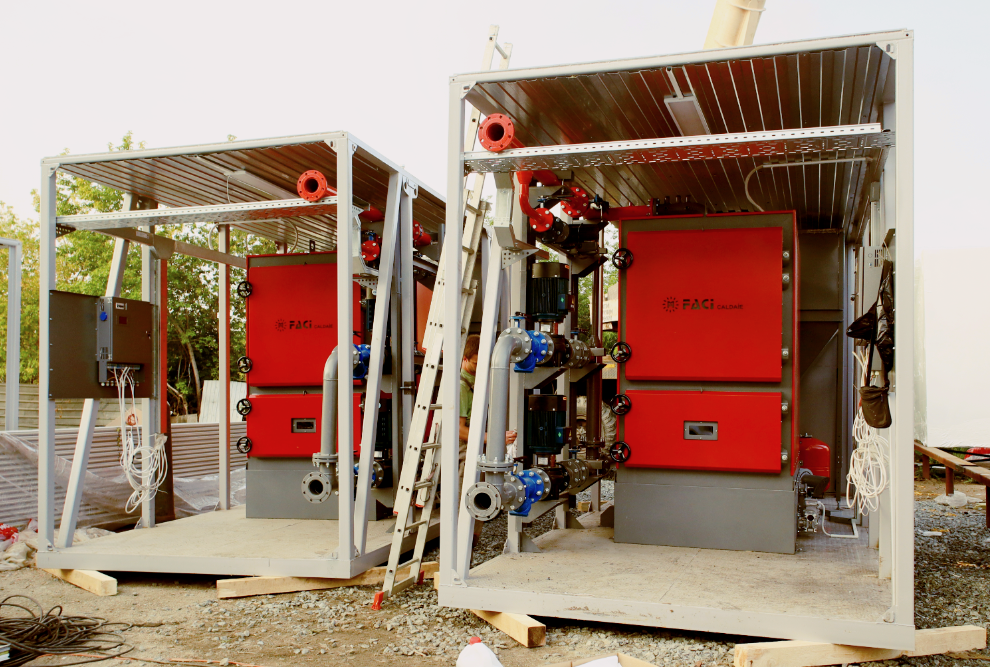 Block-modular boiler house