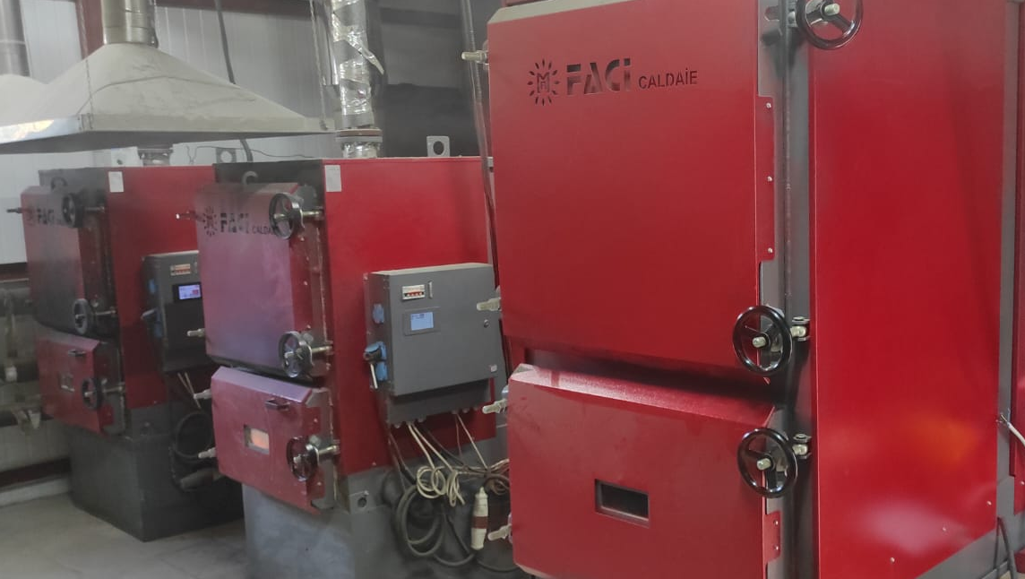 Three FACI boilers work in cascade