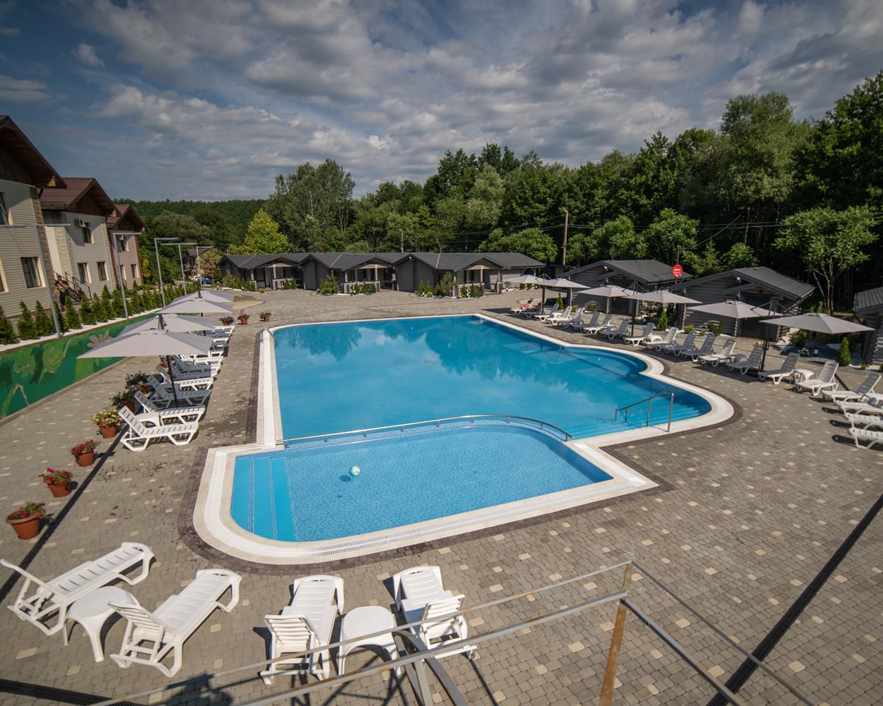 The holiday resort is heated by three FACI pellet boilers