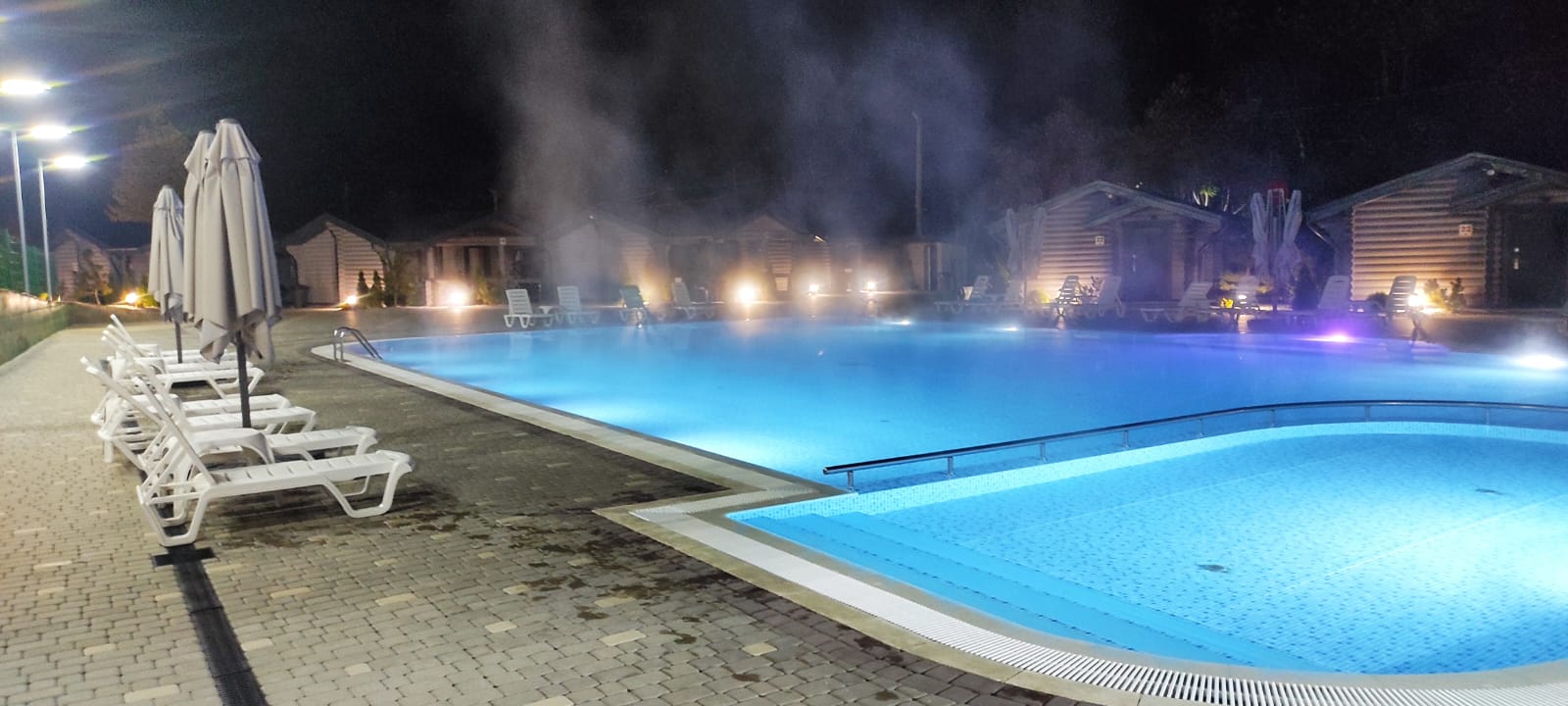 FACI pellet boilers keep the pool at a constant temperature